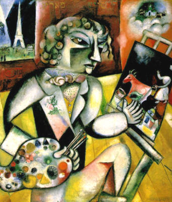 M. Chagall, Autoritratto con sette dita, 1911 - 1912